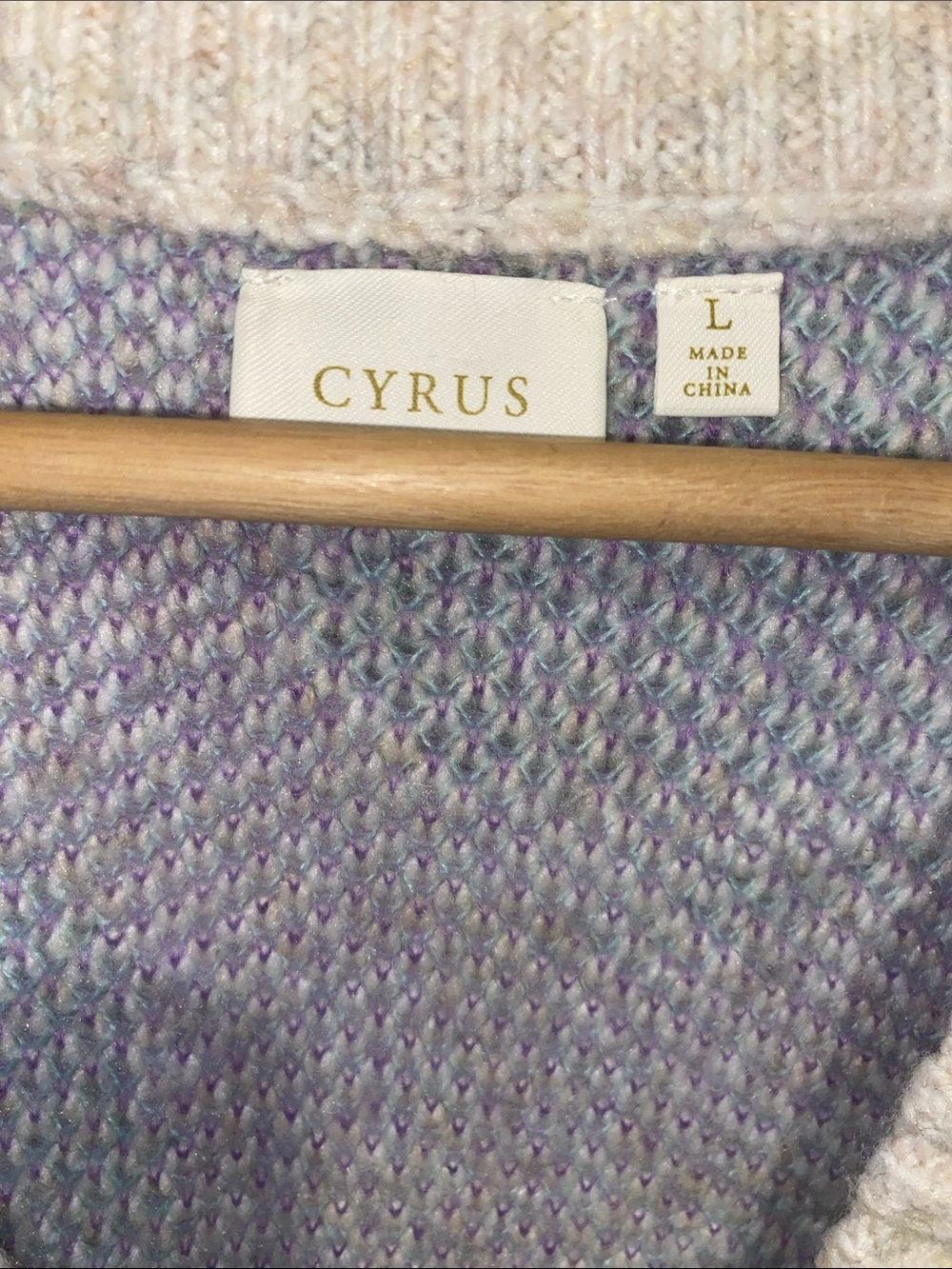Cyrus Cream V-Neck Sweater Vest with Pastel Floral Embroidery - Picture 4 of 7